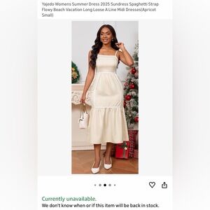 Yajedo Womens Summer Dress/ Sundress NWT